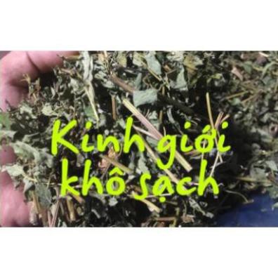 1kg cây kinh giới khô phơi nắng xanh thơm đẹp.