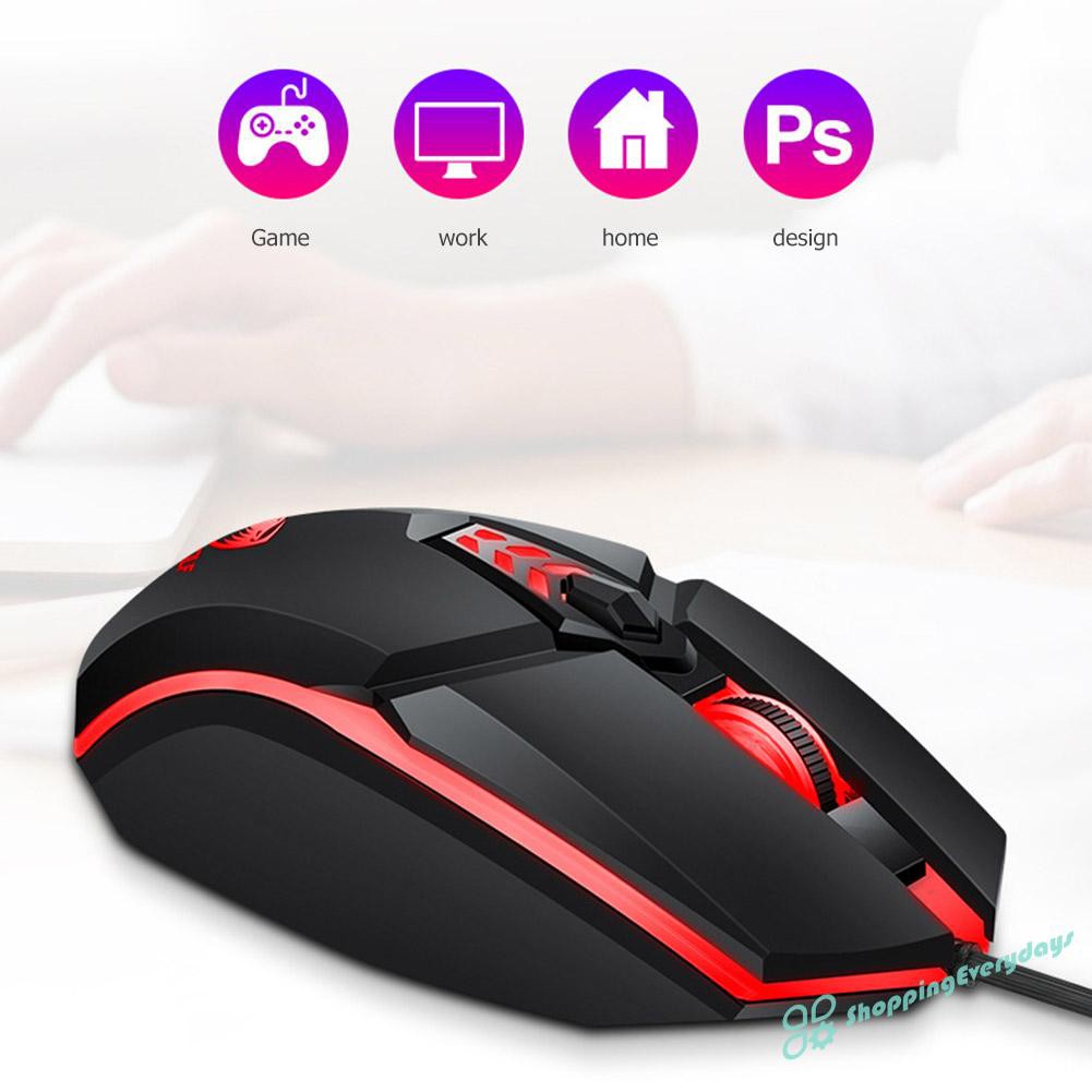 Chuột Gaming Sv G510 Quang Học Có Dây, 3200dpi