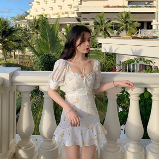 Váy cherry vàng