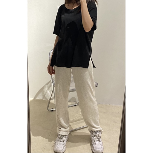 Áo thun trơn xẻ Sheera T-shirt | LND