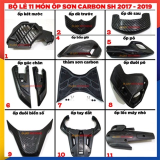 BỘ CARBON CHO SH 2017-2019- ( GIÁ LẺ TỪNG MÓN) HÀNG ARTISTAR LOẠI 1
