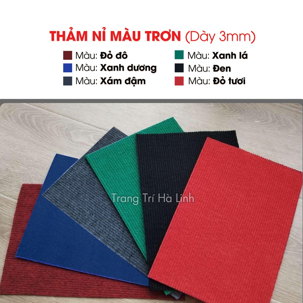 Thảm nỉ trải sàn nhà hoa văn trải văn phòng sự kiện dày 5mm chống cháy, trơn trượt