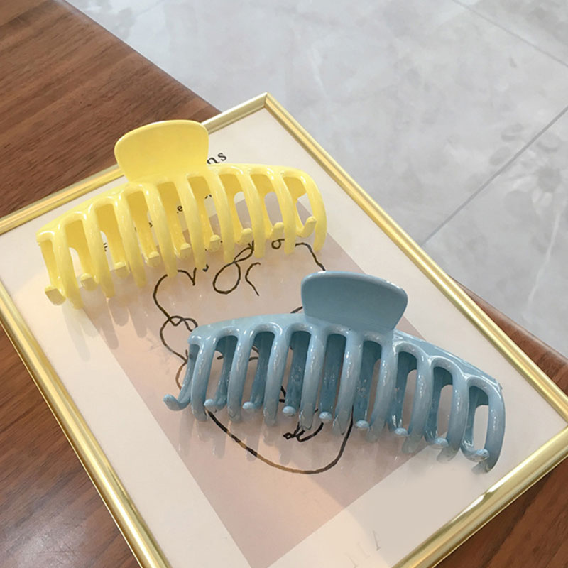 Kẹp tóc càng cua màu kẹo 10.8cm