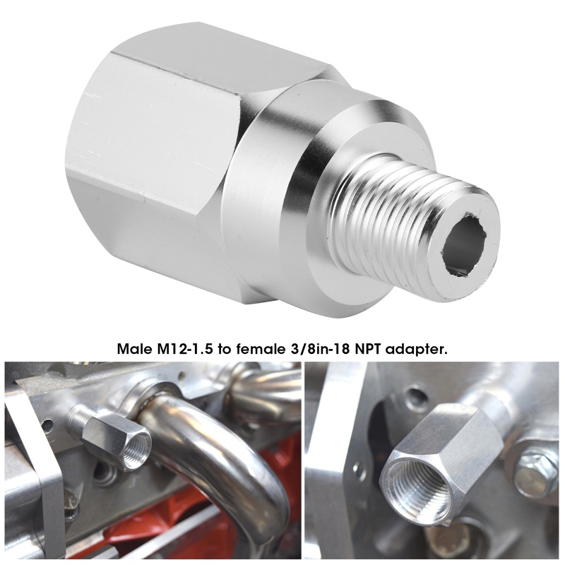 Cảm Biến Nhiệt Độ Động Cơ Swap M12 1.5 Sang 3 / 8 NPT Cho LS LS1 LSX