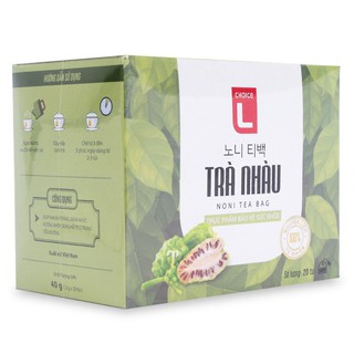 [Hộp 20 túi lọc x 2gr] Trà nhàu | Trà trái nhàu Noni Tea Bag giúp hoạt huyết, hỗ trợ tiêu hóa, giảm đái tháo đường
