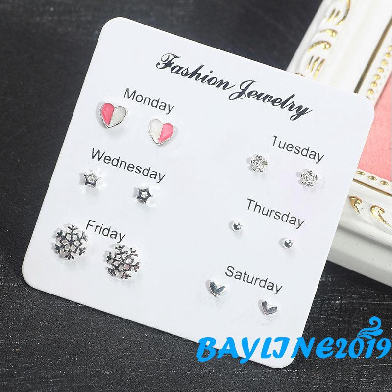 Khuyên tai hình bông hoa đính đá phong cách thanh lịch dành cho nữ