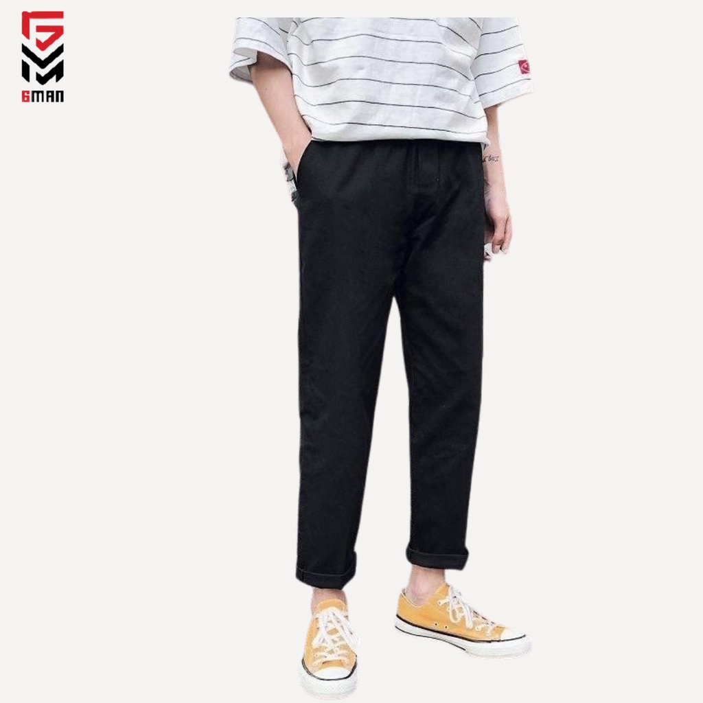 Quần jean baggy nam GMAN  ống suông dáng rộng thoải mái co giãn 4 chiều