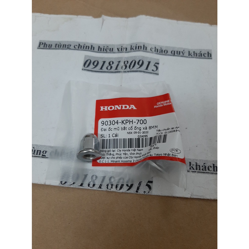 Đai ốc mũ bắt cổ ống xả 8MM bu lông cấy WINNER HONDA  FUTURE honda