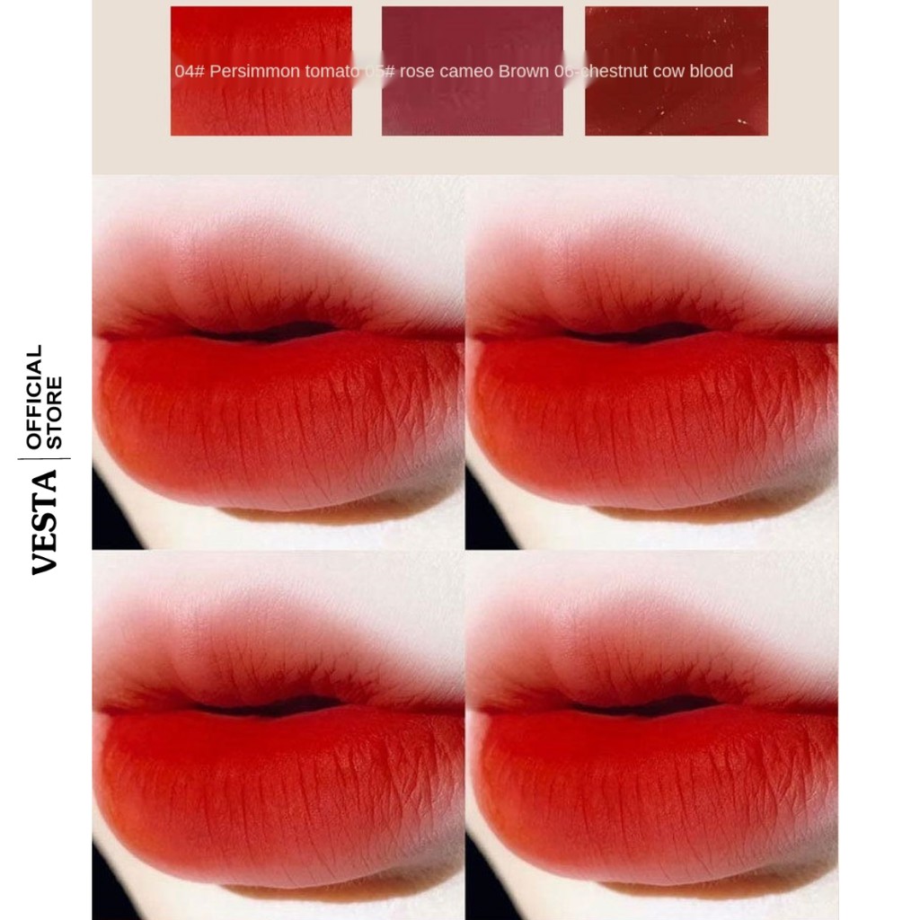 Son Kem Lì 💕𝑭𝒓𝒆𝒆𝒔𝒉𝒊𝒑💕 Son Herorange - Son Dưỡng Kem Lì Nội Địa Trung Set 3 Cây