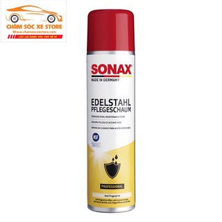 Chai Xịt Bọt Làm Sạch Sonax Stainless Steel Maintenance Foam 470300 400ml