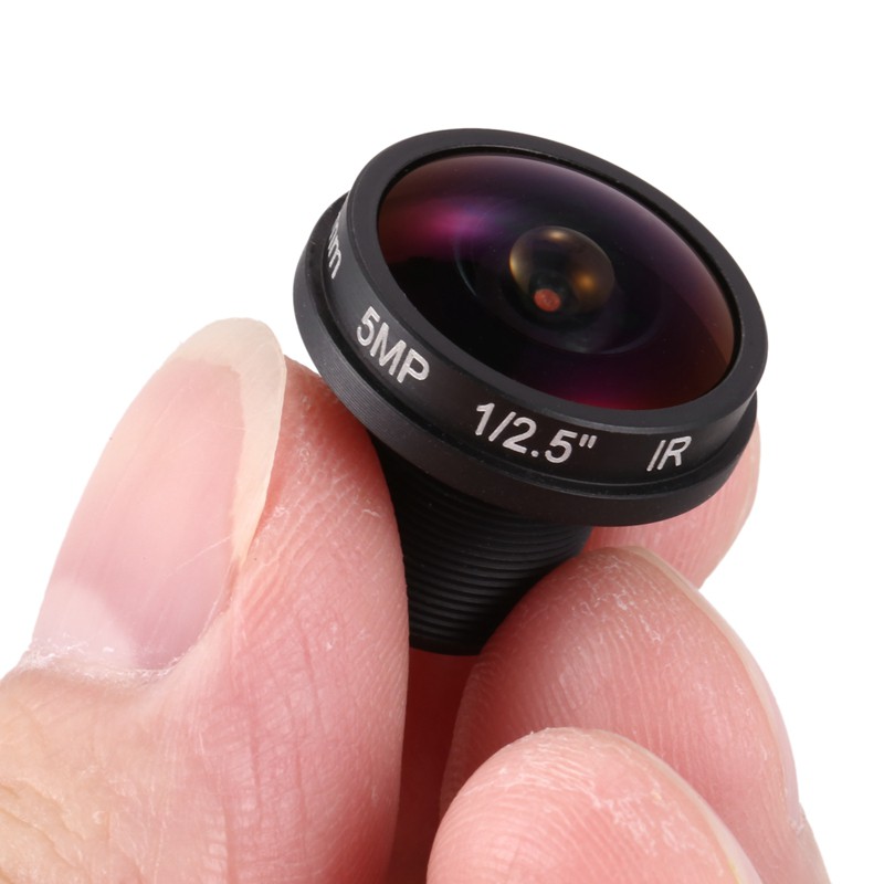 (Đang Bán) Ống Kính Mắt Cá 5mp 1.8mm M12X0.5 1 / 2.5 F2.0 180 Độ Cho Camera Giám Sát Cctv