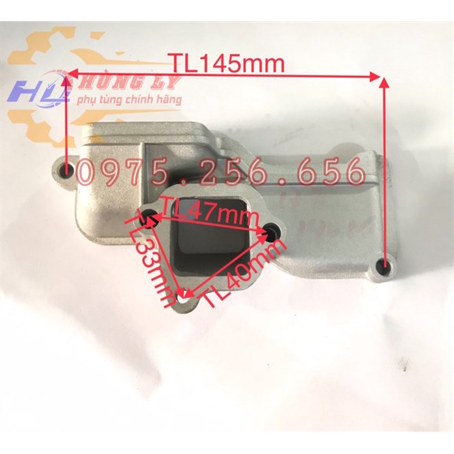 chân cổ hút 178 ốp bầu lọc gió phụ tùng máy cày phụ tùng máy nông nghiệp phụ tùng Hùng Lỳ