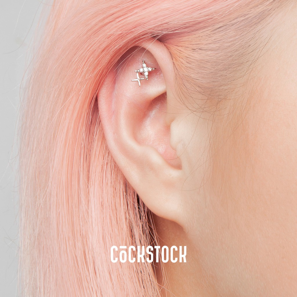 Khuyên tai Phi tiêu đá Darts ( giá 1 chiếc )