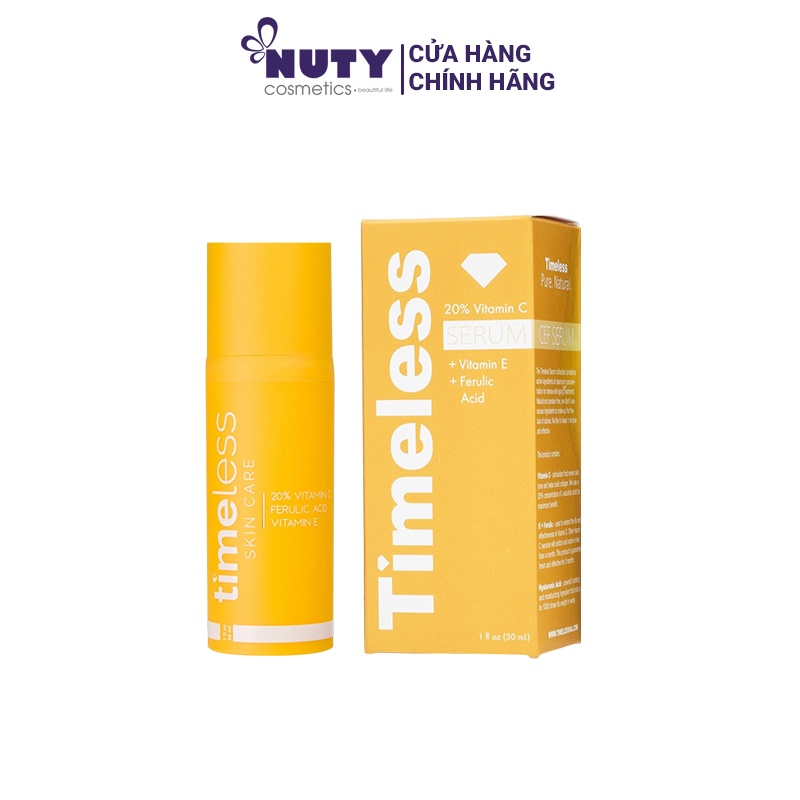 Tinh Chất Dưỡng Sáng Da ‪‬Timeless 20% Vitamin C + Vitamin E + Ferulic Acid Serum (30ml) | BigBuy360 - bigbuy360.vn