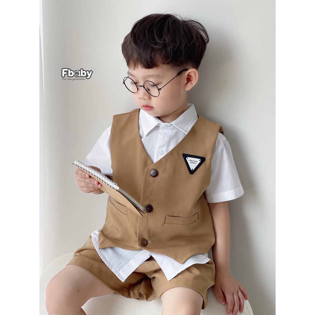 Set gile FBABY 3 chi tiết cho bé trai