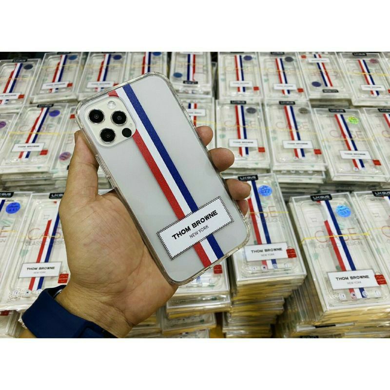 Ốp lưng LikGus New York cho 13 pro max/ 12 Pro/ 12 Pro Max / 11/ 11 Pro/ 11 Pro Max /XS Max/XS /7plusThom Browne cao cấp