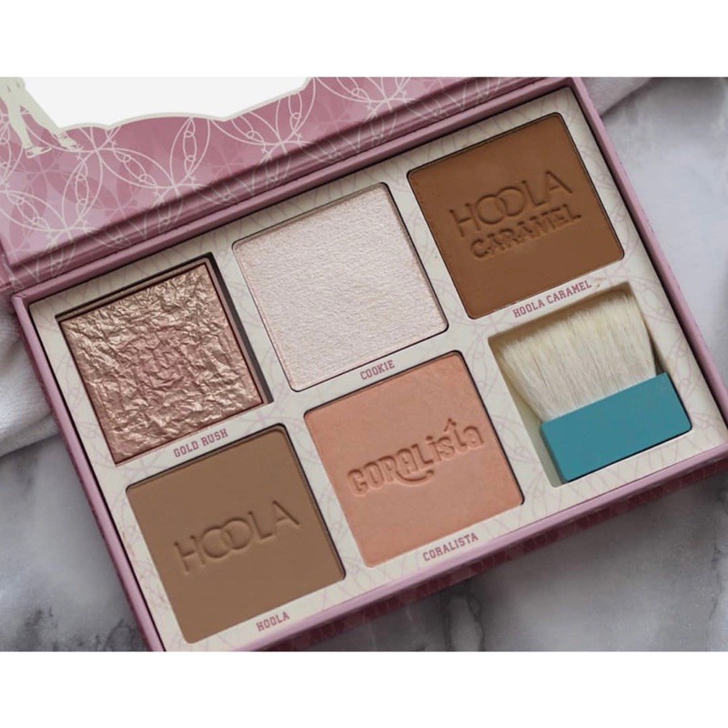 Bảng Phấn Má + Tạo Khối + Phấn Bắt Sáng Benefit Cheekleaders Bronze Squad Palette +2% phí bán hàng | BigBuy360 - bigbuy360.vn