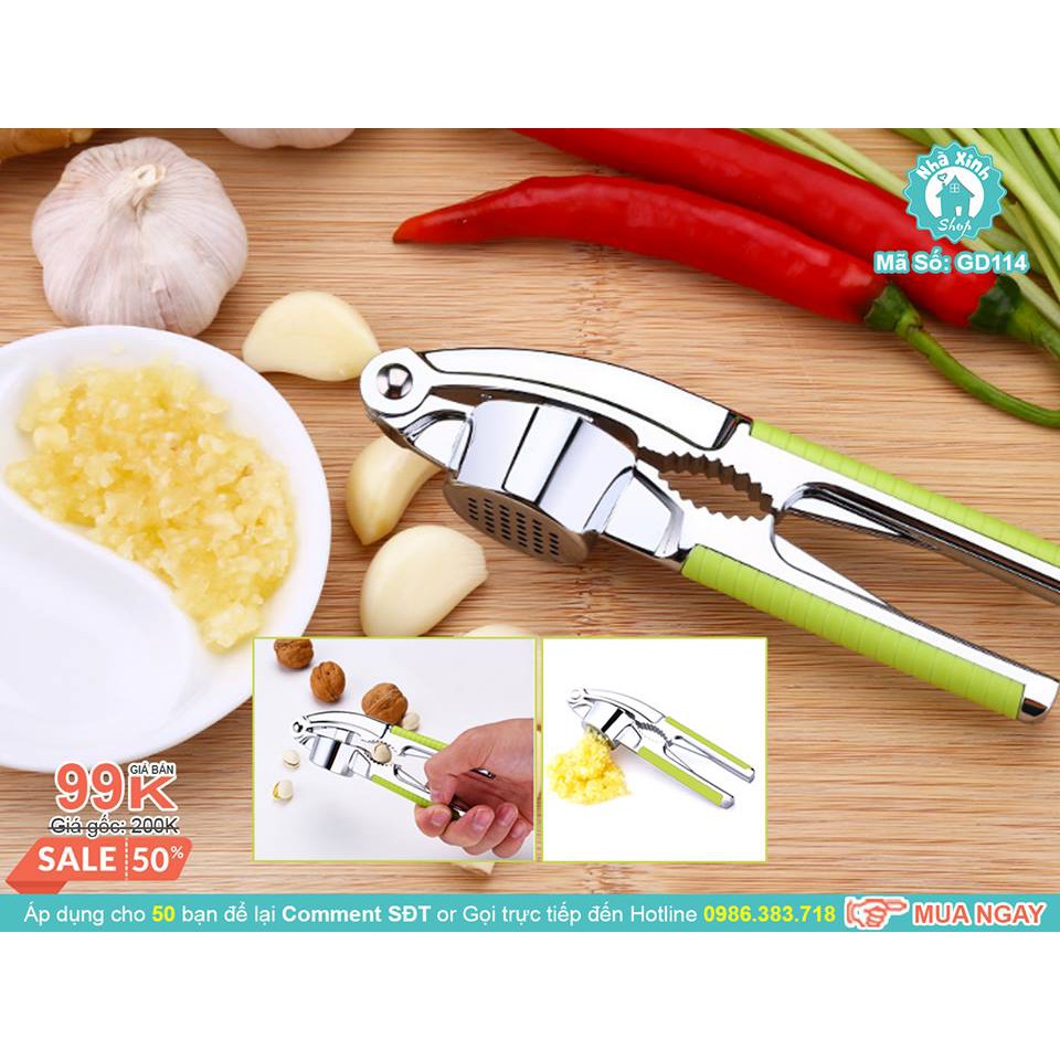 ⛔FREESHIIP⛔ Dụng cụ ép tỏi bằng tay (LOẠI BẰNG TAY)