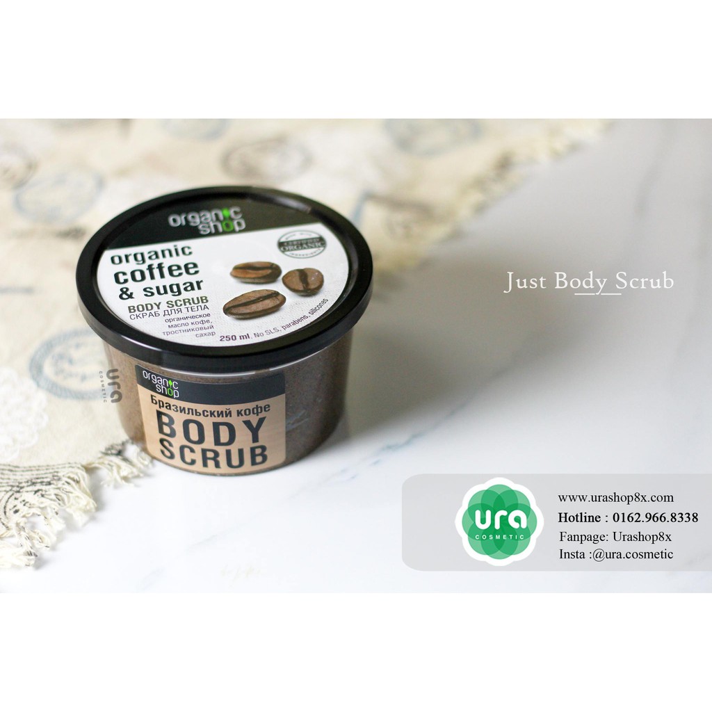 Tẩy Da Chết Toàn Thân Organic Body Scrub