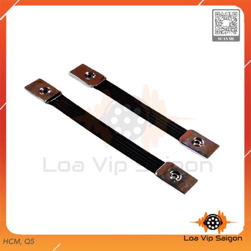 Quai loa Cao su ti sắt 160/200mm, đồng inox/ sơn đen