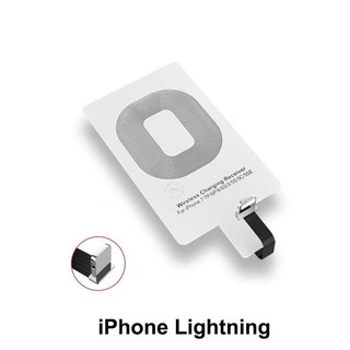 Miếng Dán Hỗ Trợ Sạc Không Dây Chuẩn Qi Đầu Android/Type-C/Lightning iPhone