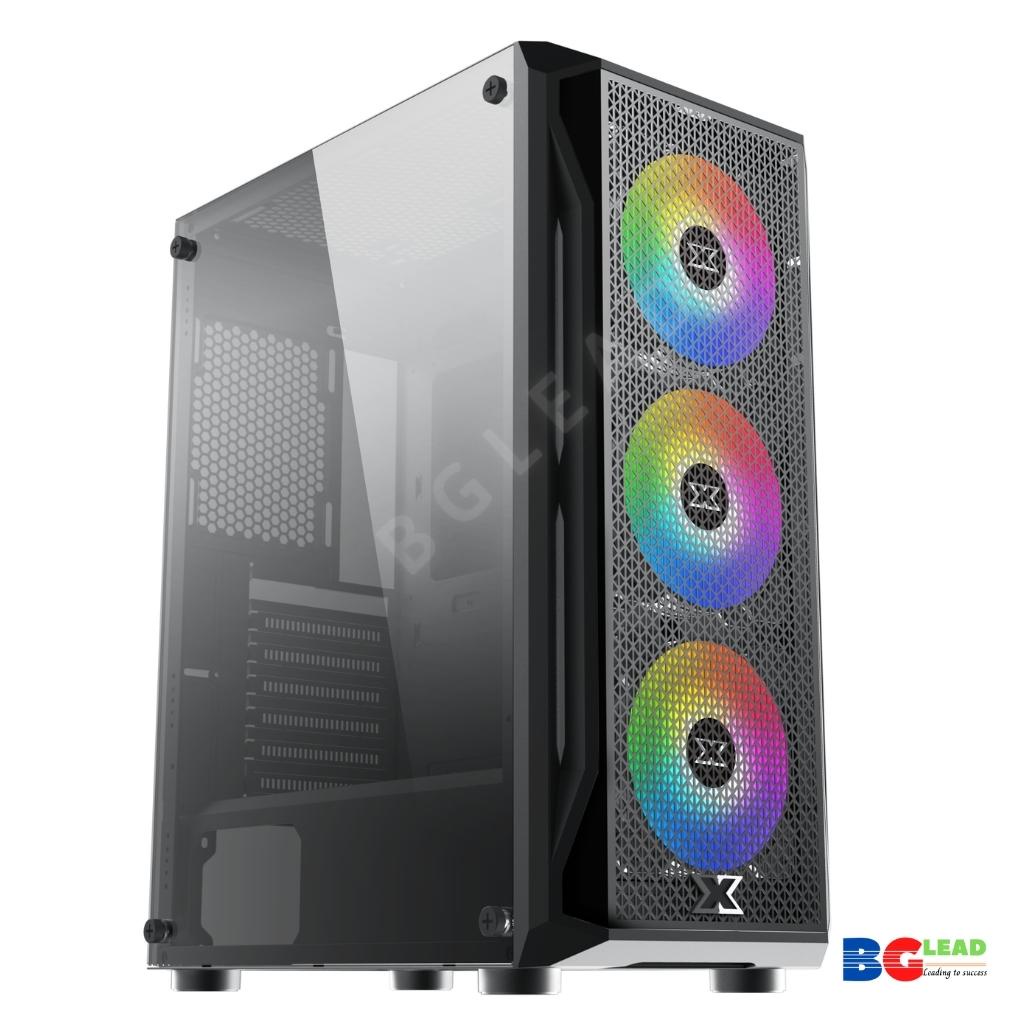 Vỏ case máy tính | Thùng máy tính XIGMATEK GAMING X 3FX - GAMING ATX, KÈM 03 FAN XIGMATEK X20ARGB