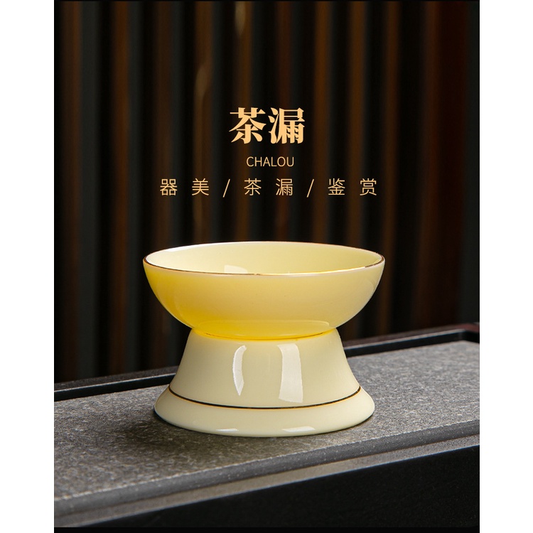 Bộ Ấm Chén Pha Trà Đạo Bằng Sứ Ngọc Bích Kèm Vali Sang Trọng