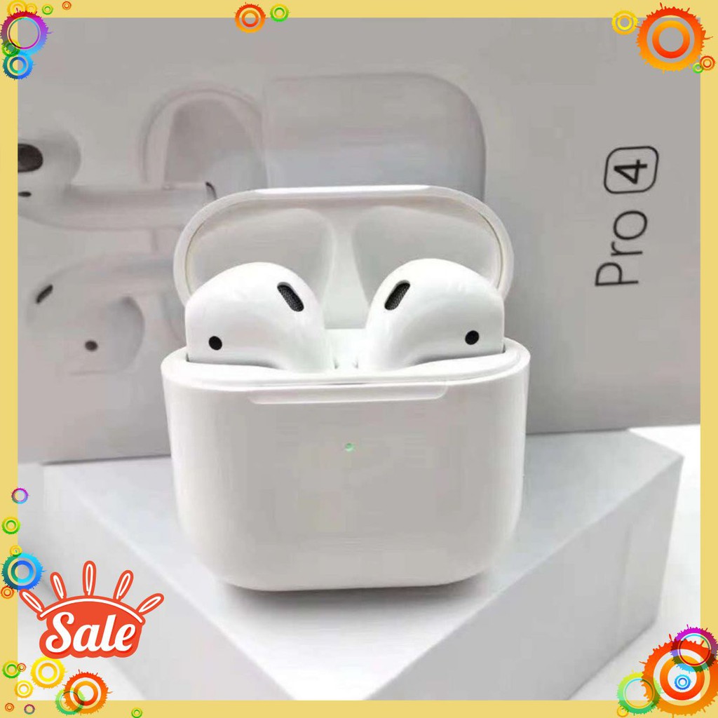 Tai nghe Bluetooth Không Dây Pro 4 Nhét Tai, Đẹp như Airpod Pro kdphuc_shop09