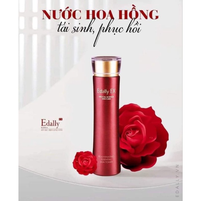 [HÀNG CHÍNH HÃNG EDALLY EX] NƯỚC HOA HỒNG TÁI SINH VÀ PHỤC HỒI EDALLY