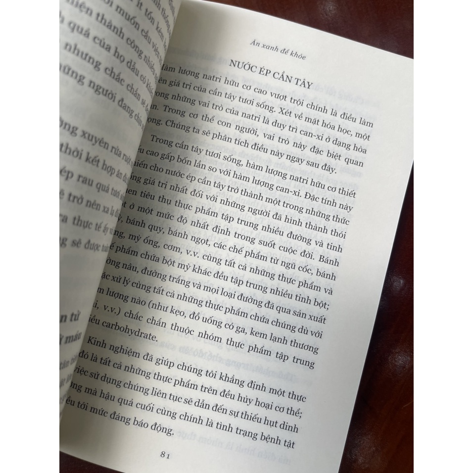 Sách_ĂN XANH ĐỂ KHOẺ - Norman W. Walker – Hoàng Lan dịch – Thái Hà books – NXB Lao Động
