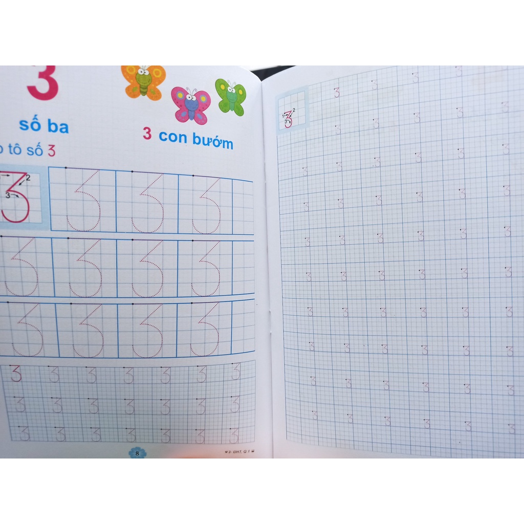 Sách - Combo 2 cuốn giúp bé chuẩn bị vào lớp 1 bé học Toán quyển 1+2