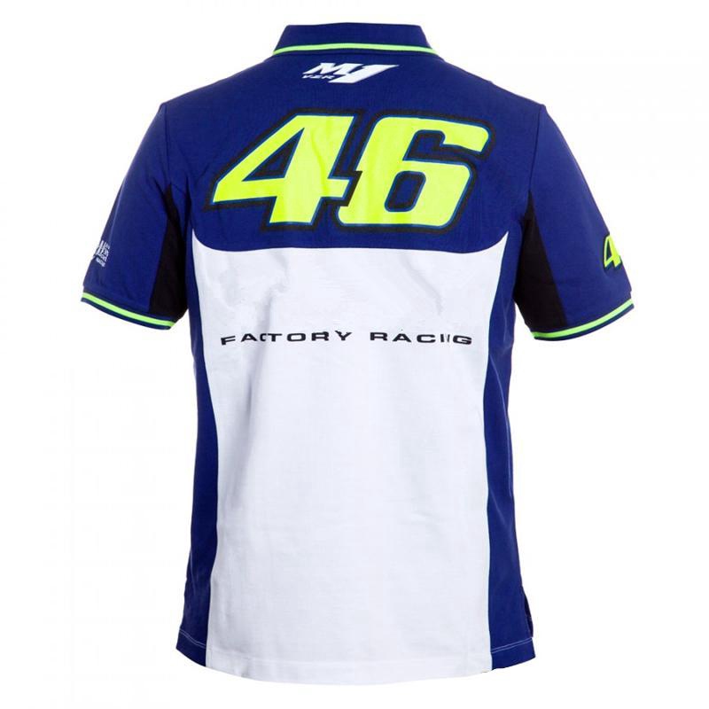 YAMAHA Áo polo Thể Thao In Chữ VR 46 M1 Thời Trang Cho Nam