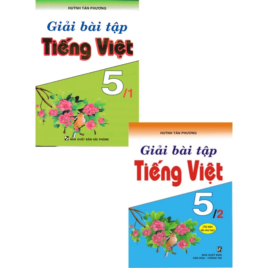 Sách - Combo Giải Bài Tập Tiếng Việt 5 (Bộ 2 Cuốn)