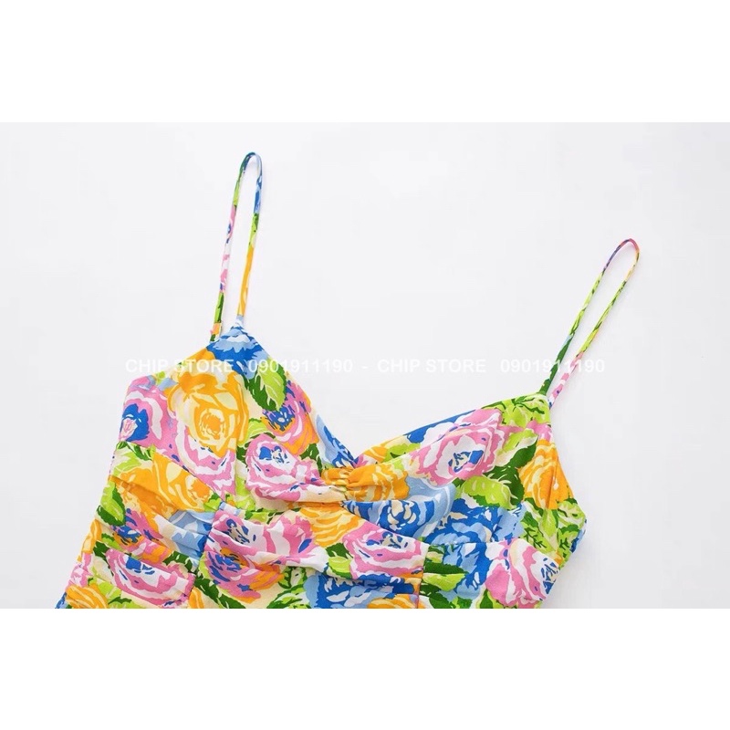 VÁY ÔM BODY NHÚN TOÀN THÂN XẾP LI ZARA XUẤT DƯ XỊN SIÊU TÔN DÁNG