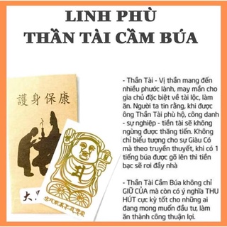 Linh phù THẦN TÀI GIỮ CỦA