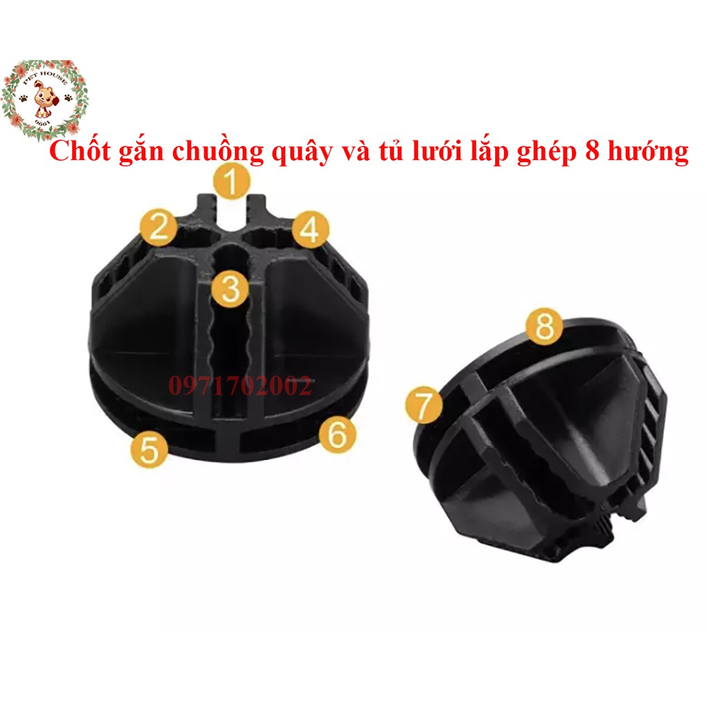 Miếng quây lồng chuồng chó mèo lắp ghép