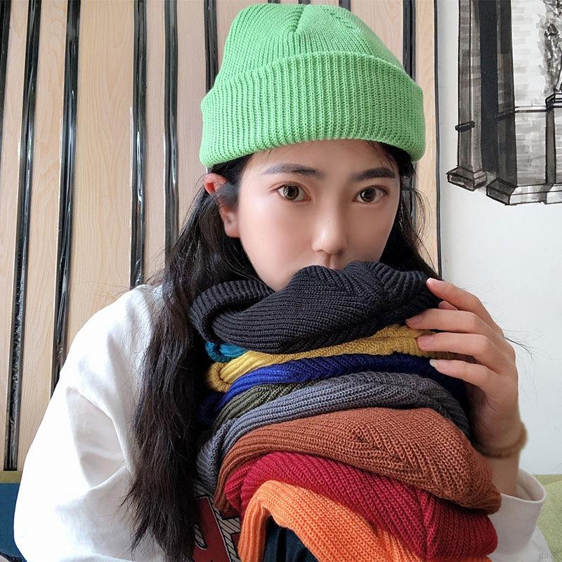 Mũ Len Màu Trơn Phong Cách Hàn Quốc Thời Trang Cho Nữ