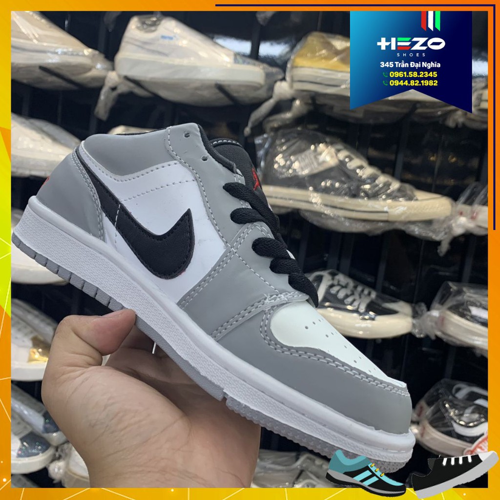 👟 Giày thể thao jodan ghi chỉ đỏ thấp cổ cao cấp - phong cách cực ngầu thời trang trẻ trung ✅