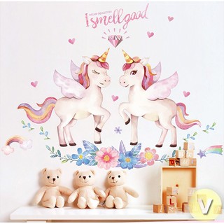 Decal dán tường Unicorn Kỳ lân