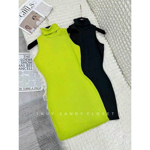 Đầm body cổ lọ 7 phân sát nách tôn dáng chất đẹp BBEE STORE CHSR