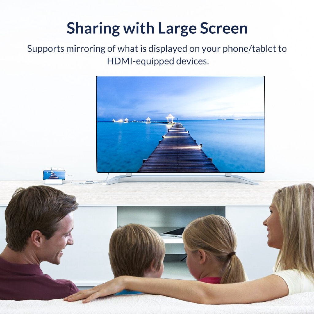 Orico Đầu Chuyển Đổi Mini HDMI Sang USB Cho Điện Thoại / Máy Tính Bảng / TV