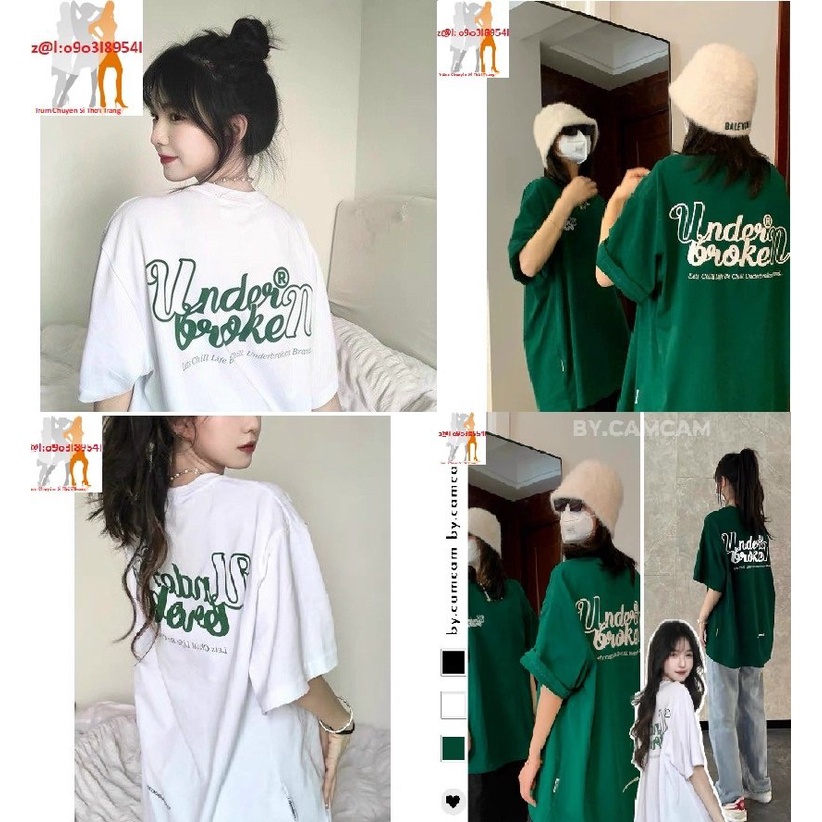 Áo thun unisex nam nữ đều mặc được |có chữ Under Oroken- Trùm Chuyên Sỉ Thời Trang