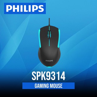 [HÀNG CHÍNH HÃNG] Chuột Máy Tính Philips SPK 9314 ĐEN USB