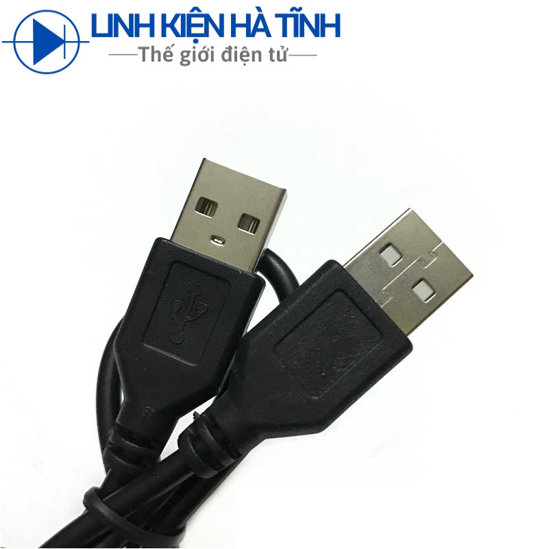 Cáp USB 2 đầu đực 1 mét