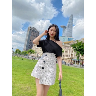 Quần váy vạt đắp lưng siêu cao - JA03