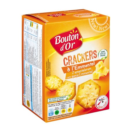 Bánh quy Biscuits crackers à l'emmental 105g