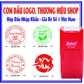 (Bán Chạy) Khắc Dấu logo +Thương Hiệu Shop