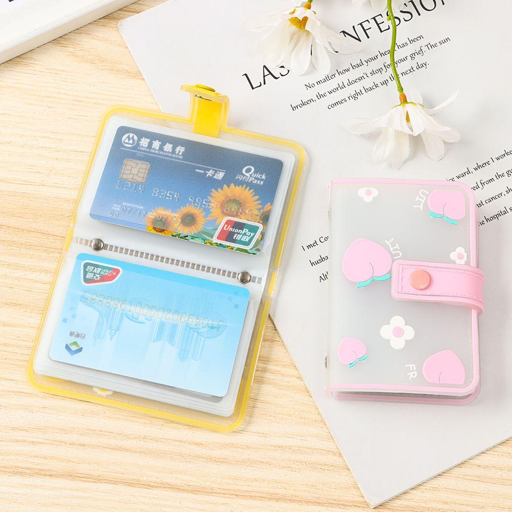 Ví Đựng Thẻ ID / Tên Nhiều Ngăn Họa Tiết Trái Cây Dễ Thương Dùng Làm Quà Tặng