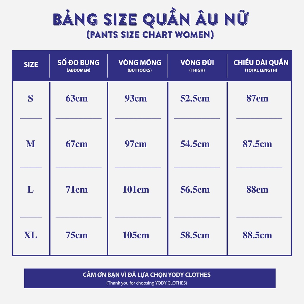 Quần âu baggy nữ YODY lưng cao vải tuytsi cao cấp mềm mại QAN4686