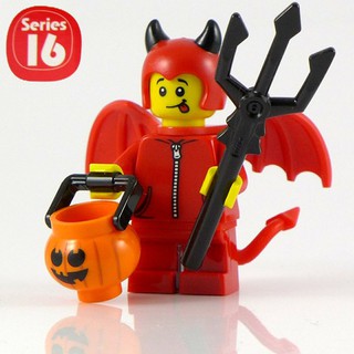 Lego minifigures cute little devil 71013 series 16 đan mạch